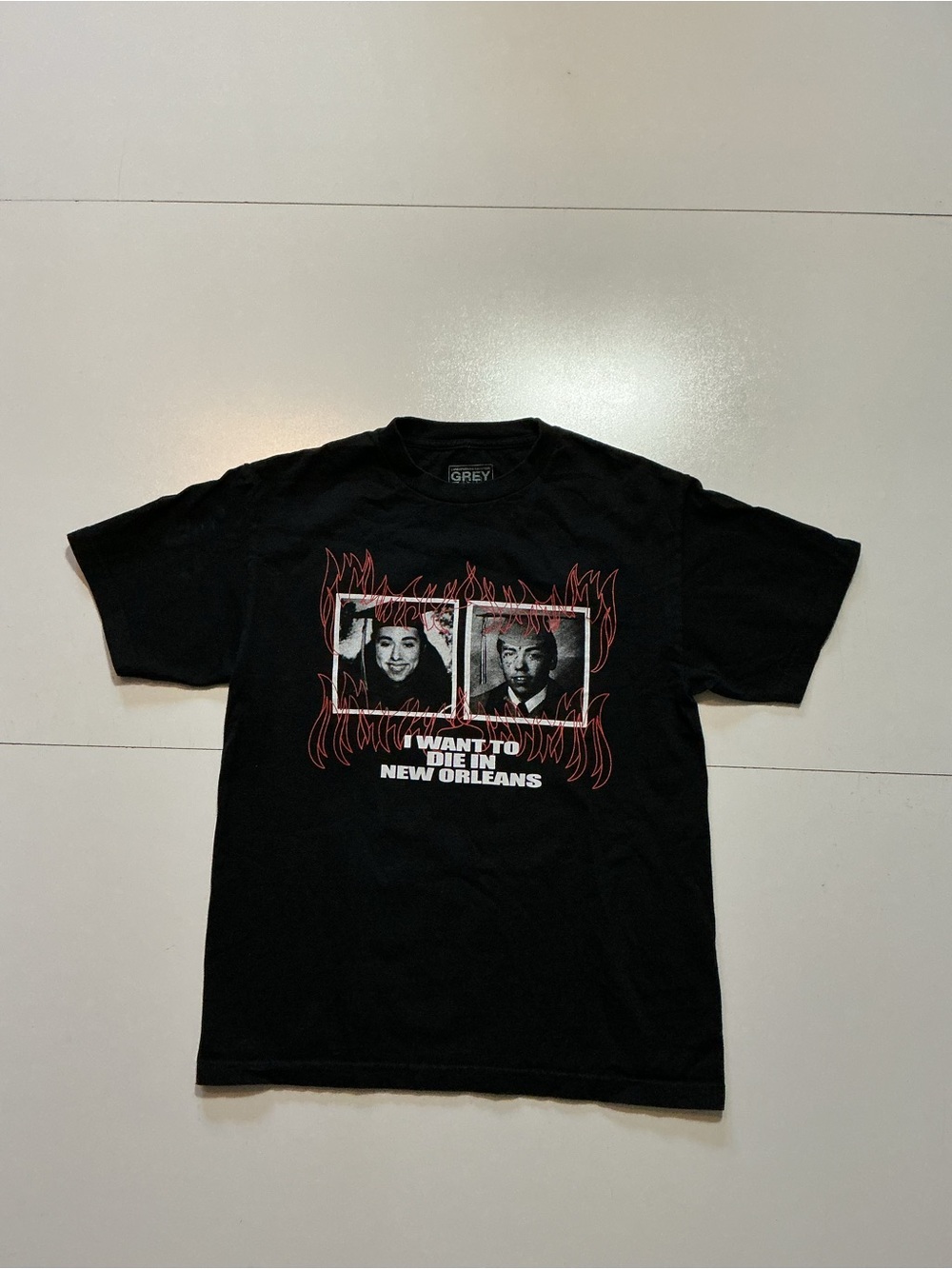 G59 Grey Five Nine Records I Want To Die In New Orleans Official T-Shirt